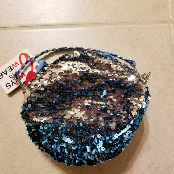 🎄NWT🎄 TY GIRLS SEQUIN CHANGE PURSE - Picture 7 of 15